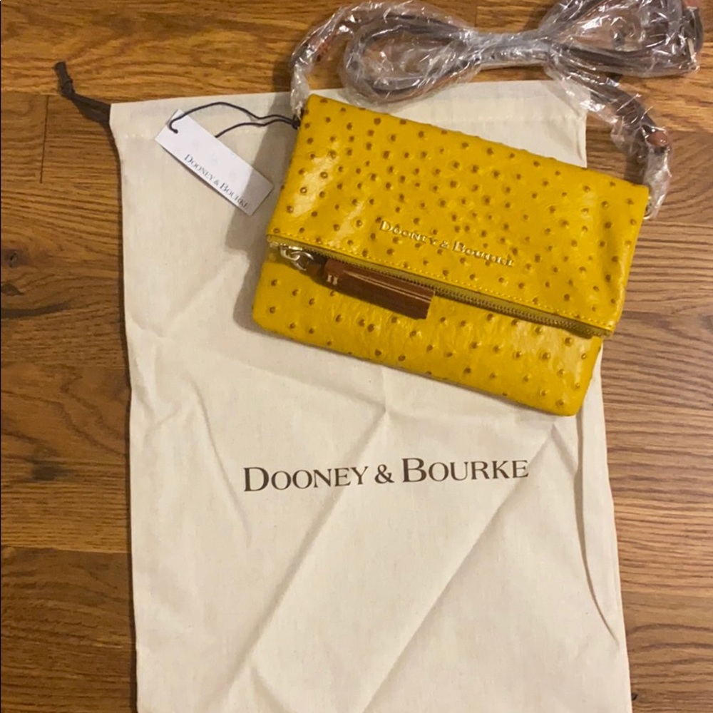 NWT Dooney & Bourke Foldover Zip Crossbody